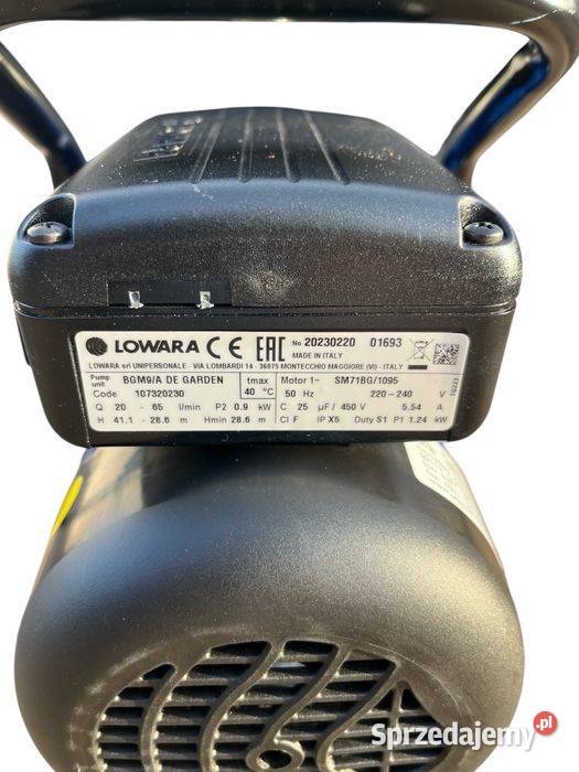 Pompa LOWARA BGM9A 3900lh 09 kw Kwasoodporna Tuliszków