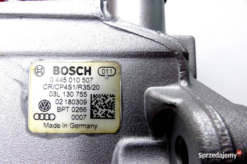 Pompa wtryskowa 0445010507 VW AUDI SKODA SEAT osobowe