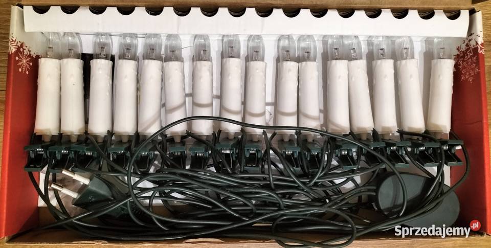 Lampki choinkowe LED swieczkowe