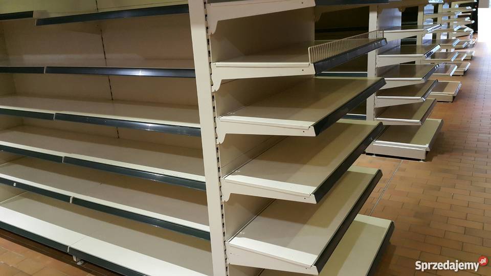 REGAŁY SKLEPOWE METALOWE gondola środkowy regał Sklep Sklep