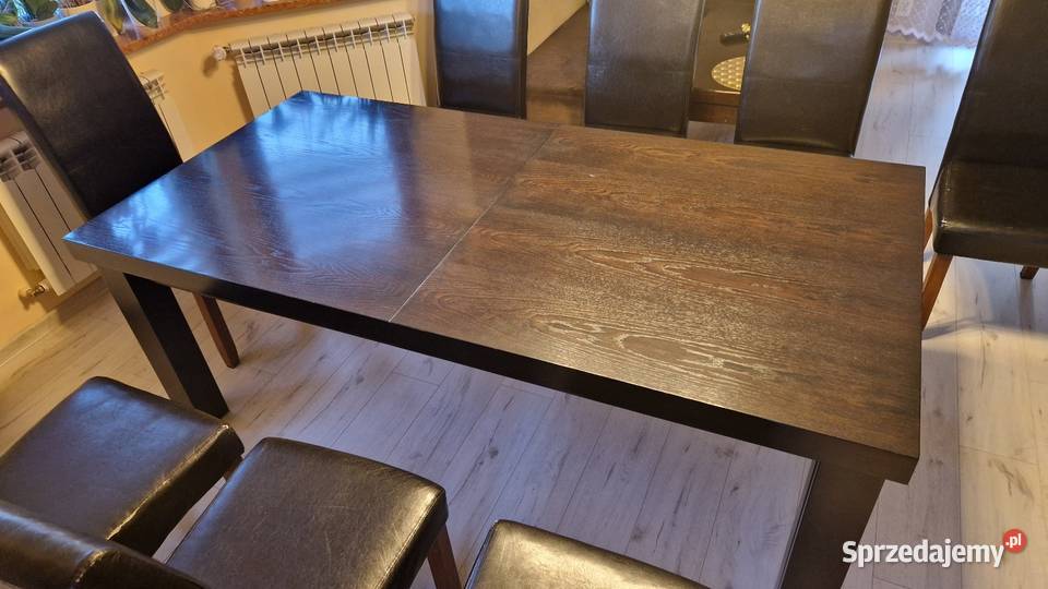 Fornirowany stół na 816 osób 100x200400 wenge