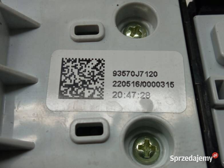 PRZEŁĄCZNIK SZYB LUSTEREK ZESTAW 93580J7100