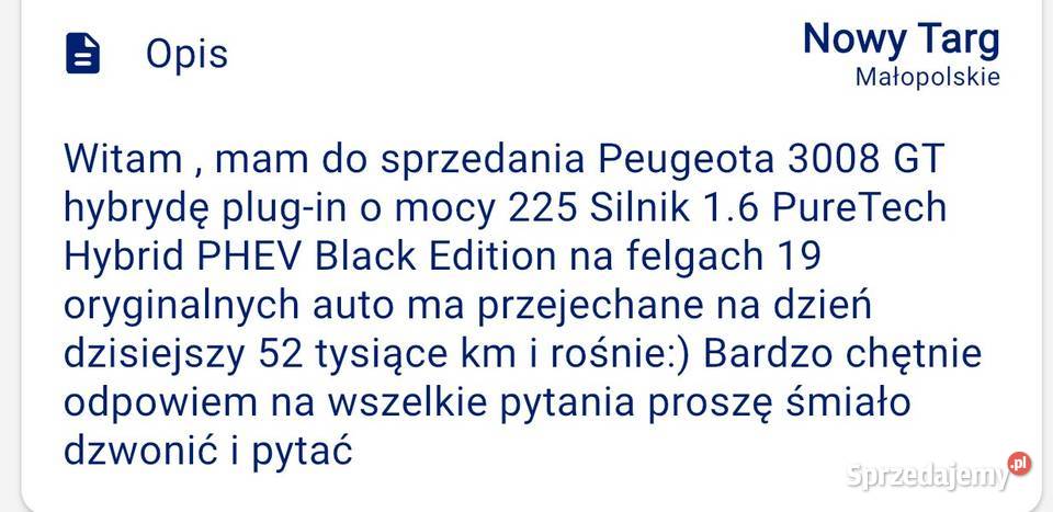 Peugeot 3008 w wersji GT występuje również jako autoalarm