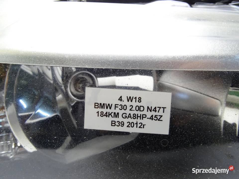 LAMPA REFLEKTOR PRAWA PRAWY PRZÓD PRZEDNIA BMW osobowe małopolskie
