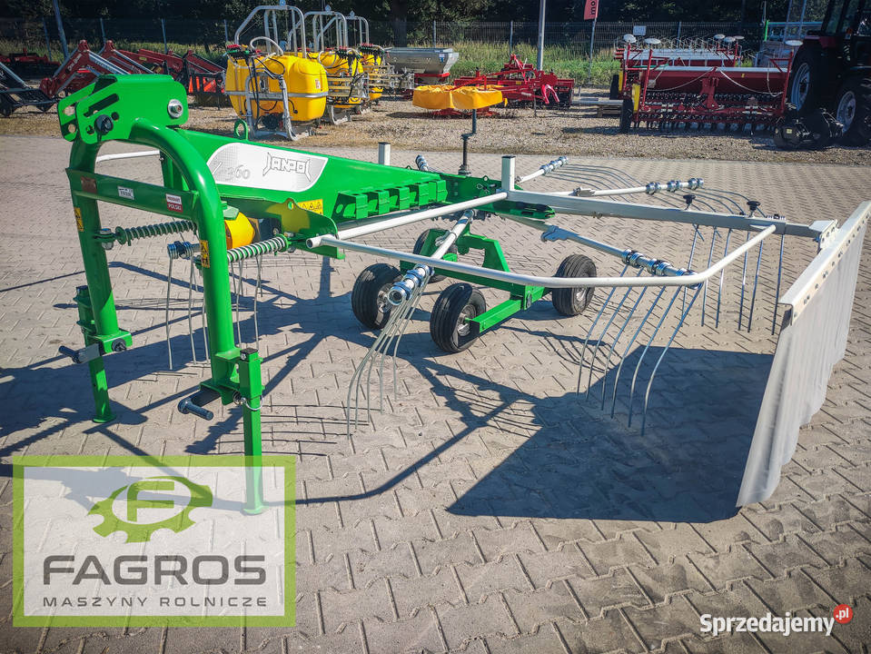 Nowa Zgrabiarka wirnikowa karuzelowa tandem RATY Kolbuszowa