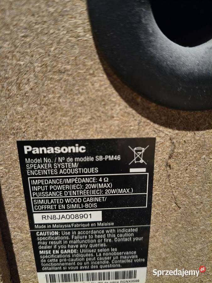 Wieża Panasonic SAPM46 działająca Warszawa