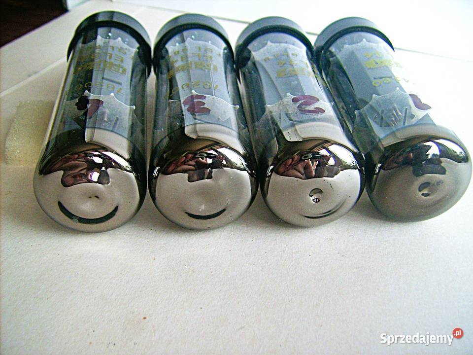 EL34 RFT KWARTET lata 60te SHORT BASE MOCNE Porąbka