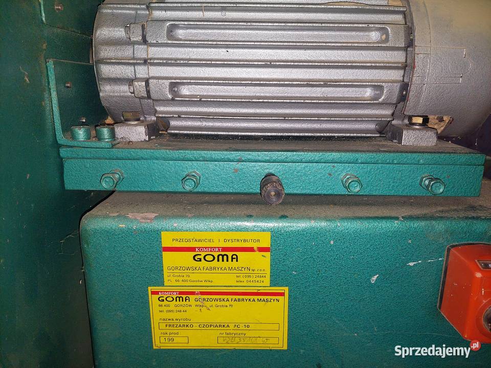 Frezarko czopiarka goma FC 10 dolnośląskie Wałbrzych