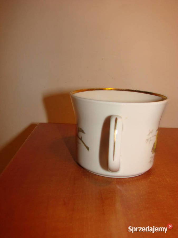 Włocławek porcelanowa bulionówka PRL Pruszcz Gdański