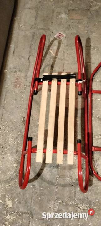 Sanki metal drewno śląskie