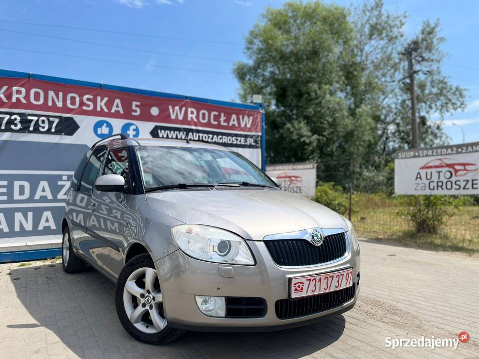 Skoda Roomster 19 Diesel 2006 Klima Alufelgi HAK dolnośląskie Wrocław
