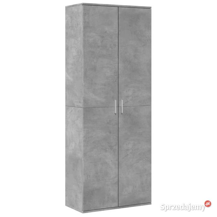 Wysoka szafka szarość betonu 70x35x180 WM3276661 Warszawa