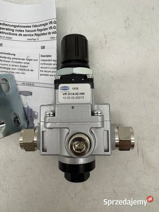 Schmalz 10050500075 VR G14IG Vacuum regulator Warszawa
