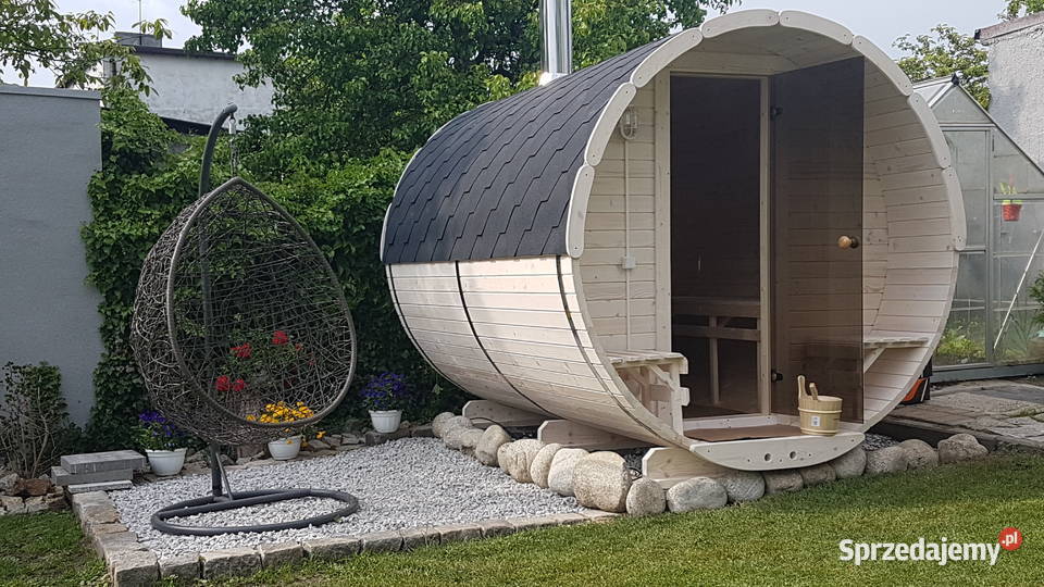 Sauna Beczka Ogrodowa Bania Ruska z Piecem Raszyn