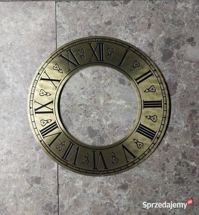 T134 Tarcza starego zegara pierścień godzinowy Tczew