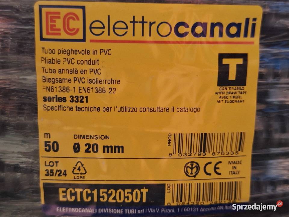 Peszel 20mm 50m z pilotem ECTC152050T Sosnowiec