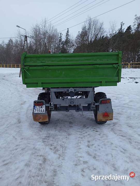 przyczepa wywrotka dwustronna hl 6011