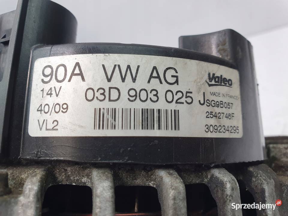 ALTERNATOR VW Polo IV Fox Seat Ibiza IV Fabia II Układ elektryczny silnika Części samochodowe lubelskie Chełm