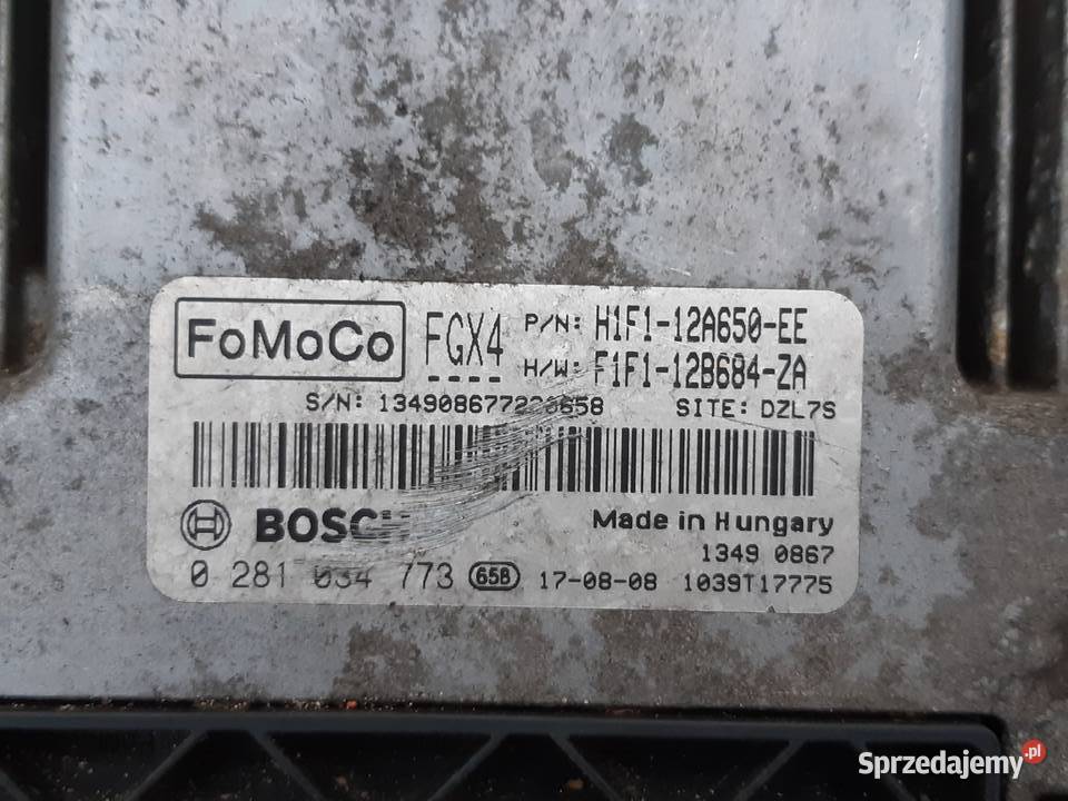 Focus MK3 Lift 15 TDCI Zestaw startowy komputer Mińsk Mazowiecki