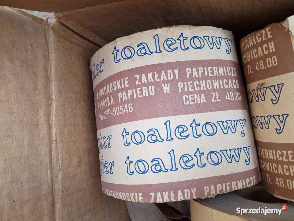 PAPIER TOALETOWY PRL 41Rolek Poznań