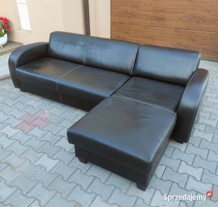 NAROŻNIK SKÓRZANY SOFA SKÓRA ŁÓŻKO SKÓRZANE do Nowy Sącz