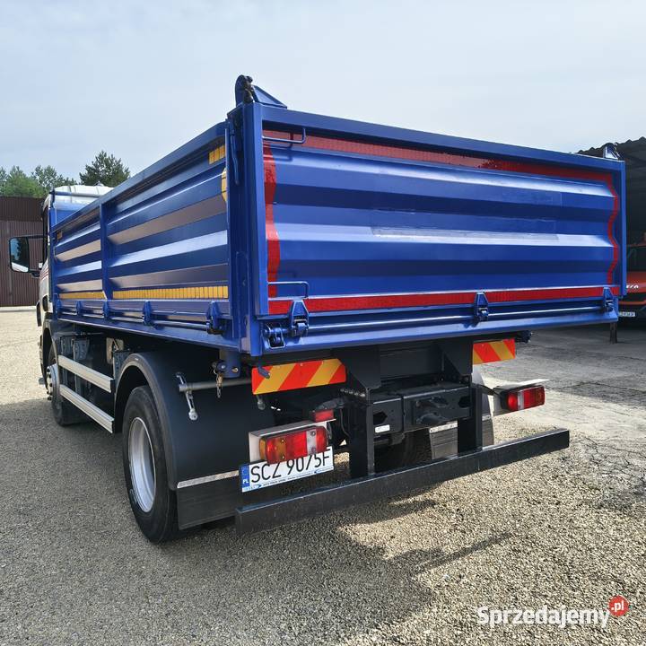 Scania P230 wywrotka resor blokada mostu Częstochowa