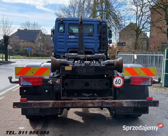 hakowiec 4x2 MAN TGM 18330 do pojemnikow Rok produkcji 2007 Warszawa sprzedam