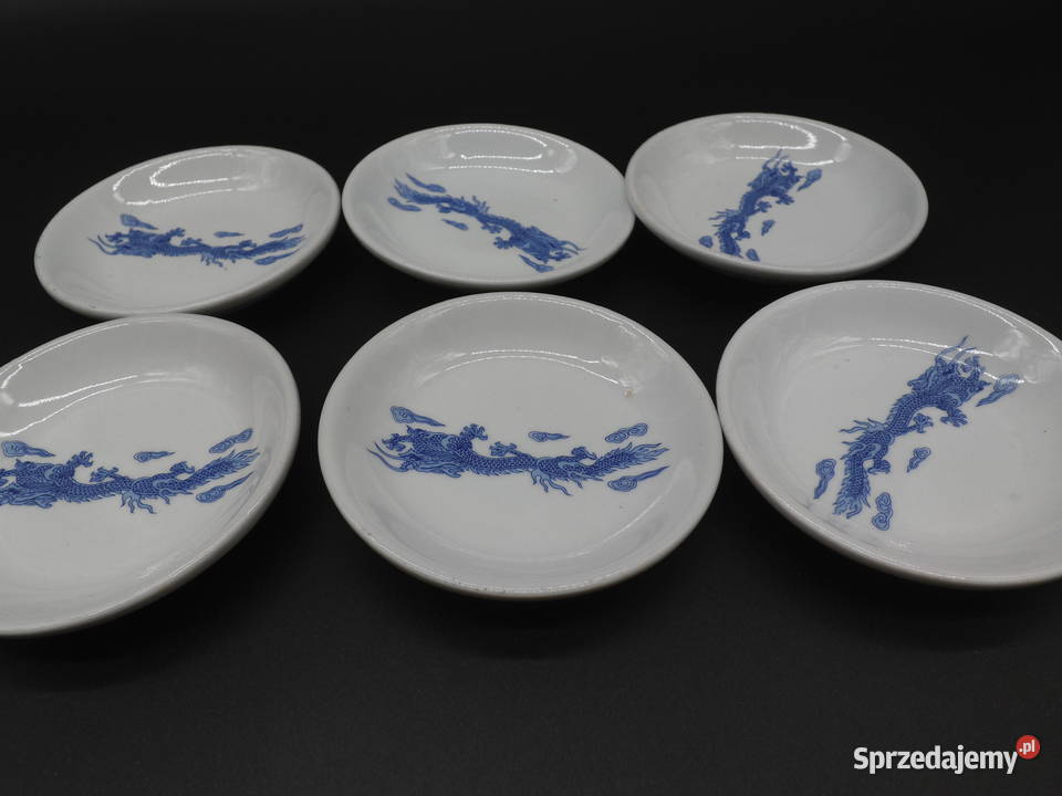 Chińskie talerzykipodstawki z porcelany z Porcelana i szkło Raszków