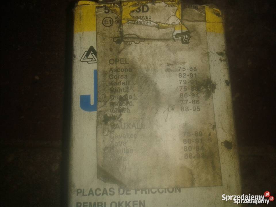 NOWE KLCKI HAMULCOWE JURDI OPELCORSCA ASKONA