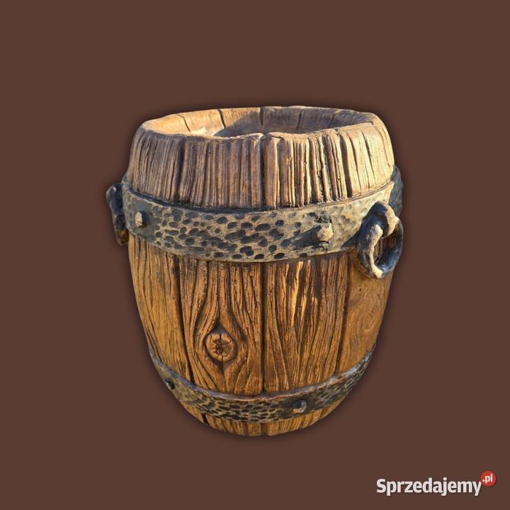 Betonowa beczka dekoracyjna donica imitacja Ostrowiec Świętokrzyski sprzedam