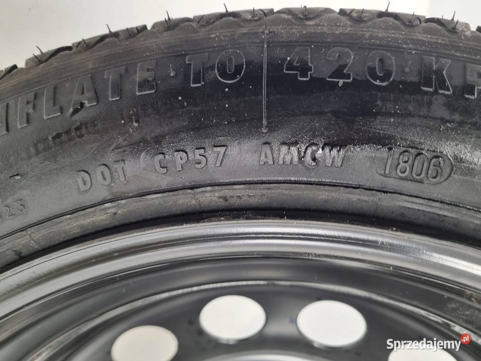 KOŁO DOJAZDOWE 12580 R17 9209872 5x108