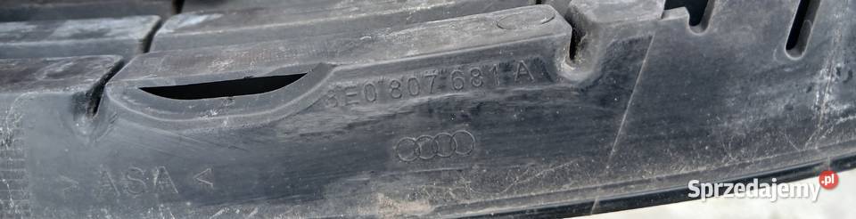 Audi A4 B6 kratka zderzaka lewa oryginalna Szczerbice