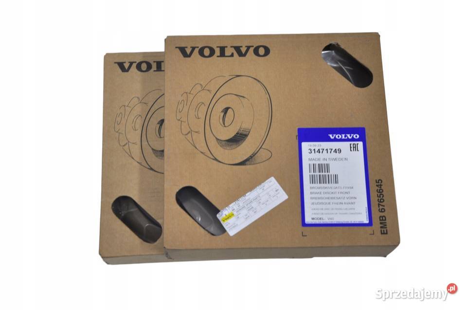VOLVO V40 V40CC oryginal tarcze hamulcowe przod Bielany Wrocławskie sprzedam