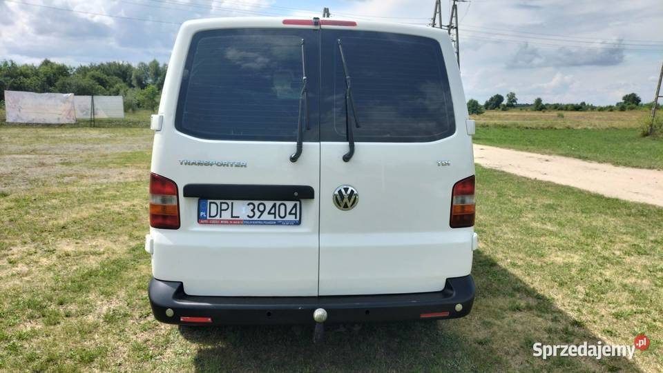 VW Transporter T5 blaszak 3 osobowy 19 TDI 86 MP3 Chocianów