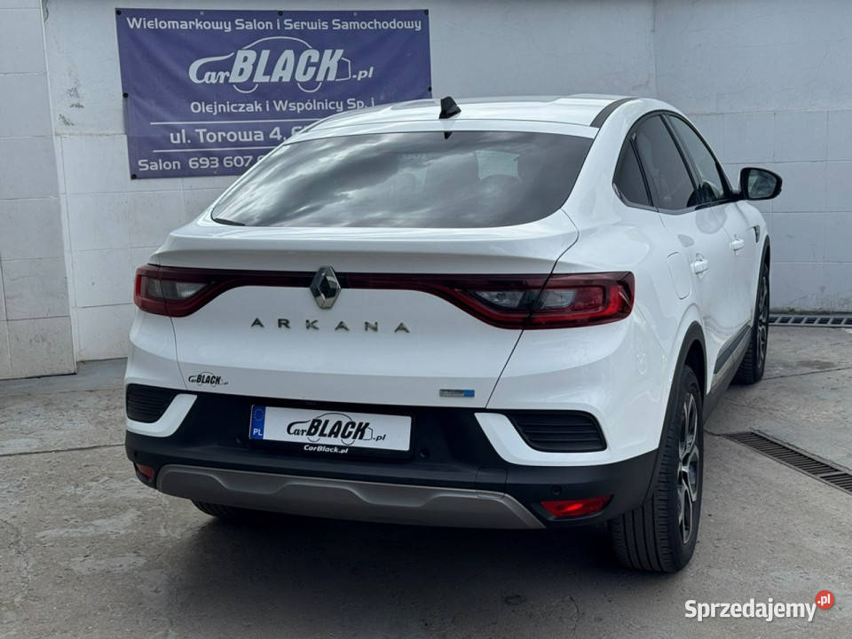 Renault Arkana Pisemna Gwarancja 12 miesięcy czujnik zmierzchu Konin