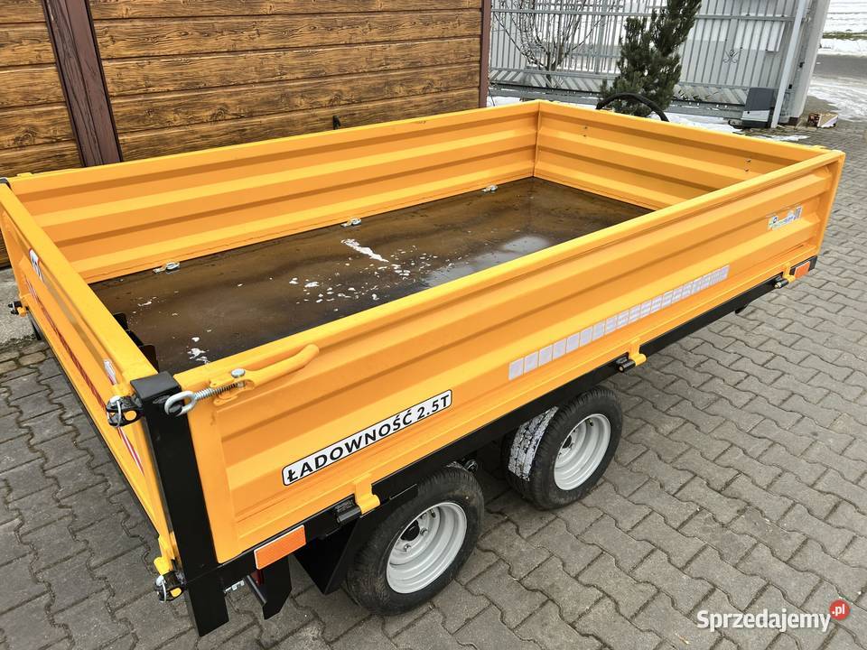 Przyczepa jednoosiowa o ładowności 2500 sprzedam
