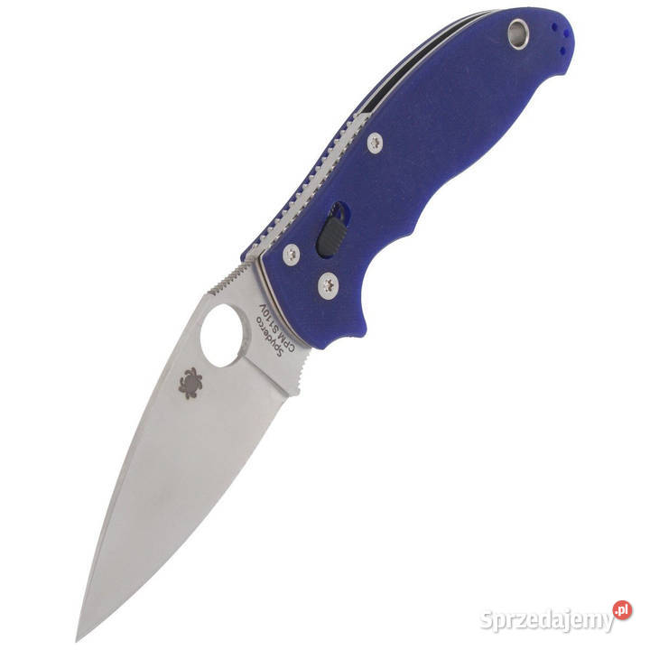 Nóż składany Spyderco Manix 2 G10 Dark Blue CPM