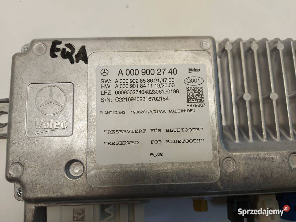 Mercedes EQA 250 W243 MODUŁ STEROWNIK KAMERY