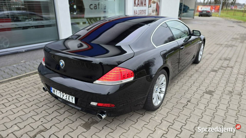 BMW 645 44 V8 Gaz Jasny Środek Zadbana E63E64 lakier metallic BMW