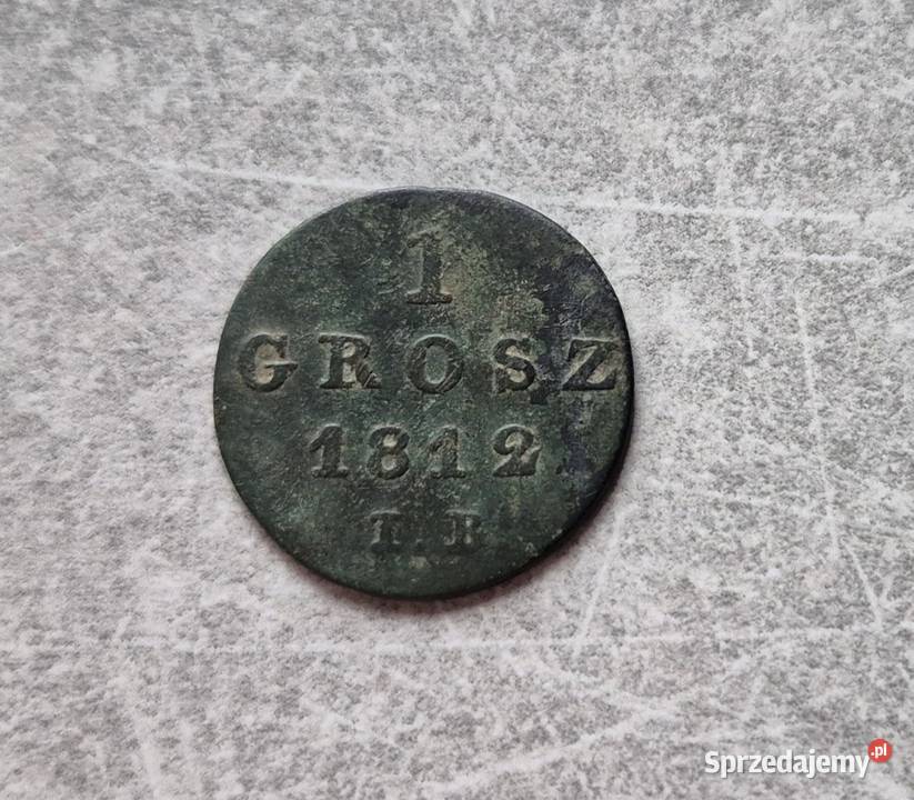 143 KSIĘSTWO WARSZAWSKIE 1 Grosz 1812 r Wola Kruszyńska
