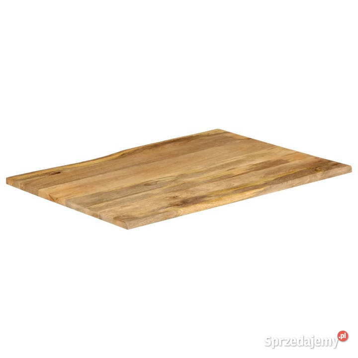 Blat stołu 90x80x25 naturalna krawędź lite