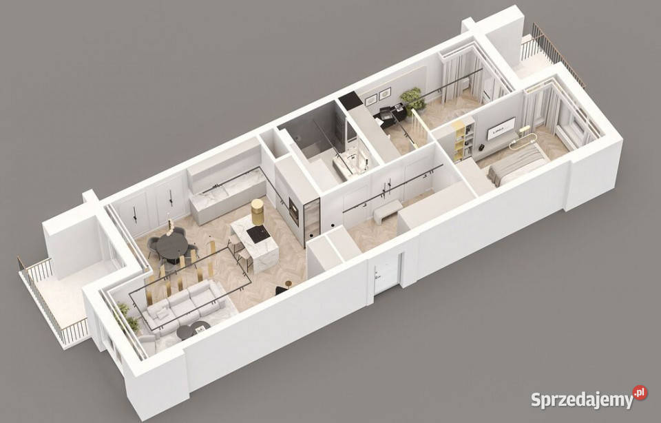 Wyjątkowy apartament ze świetnym układem centrum 77.52m2 Szczecin