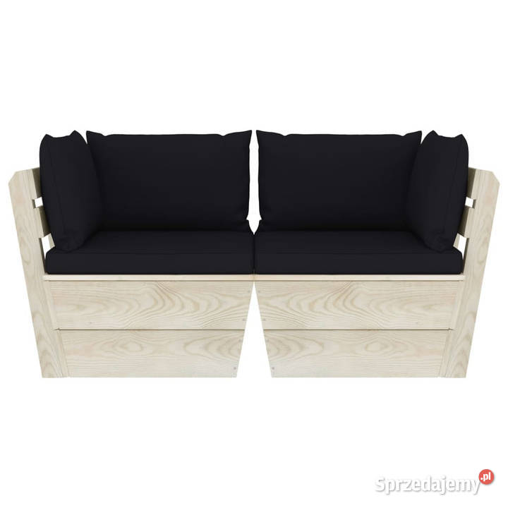 Ogrodowa sofa 2osobowa z palet z poduszkami mazowieckie Warszawa