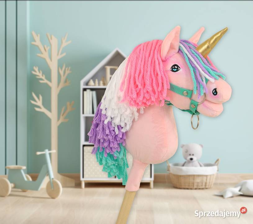 Hobby Horse Jednorożec na kiju mały różowy z Bielsk Podlaski