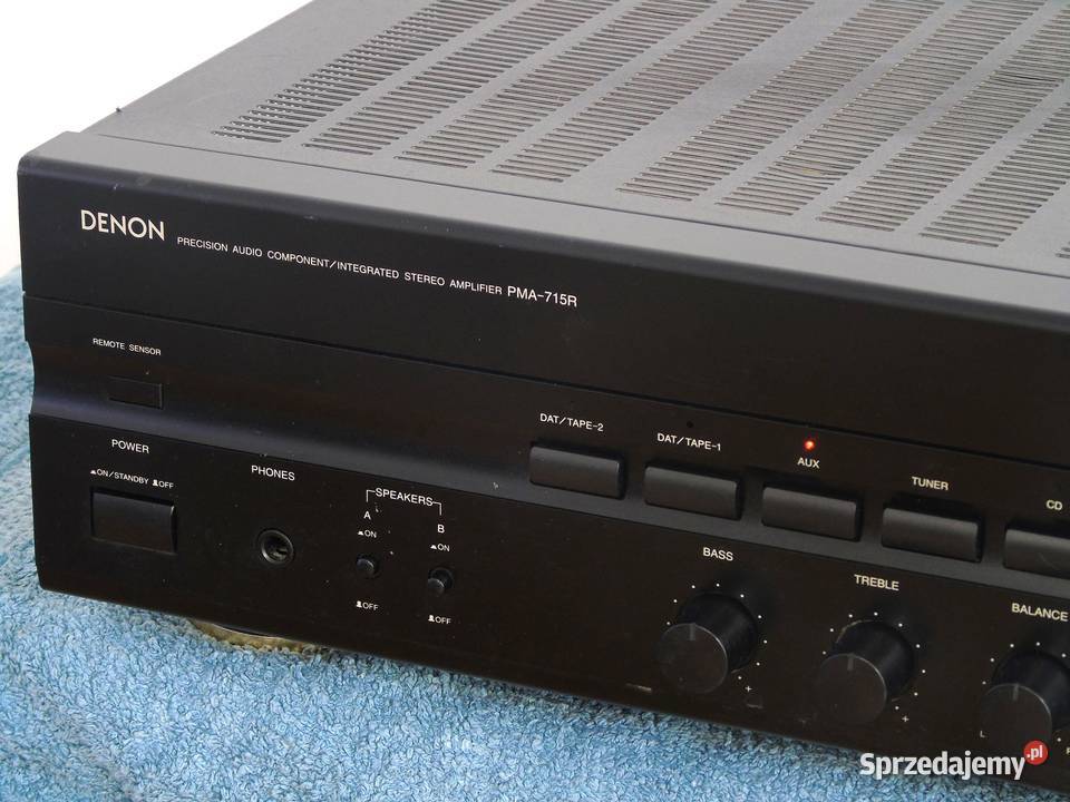 Wzmacniacz Denon PMA715R świetne stereo DOSTAWA Wzmacniacze i pokrewne podkarpackie Jasło
