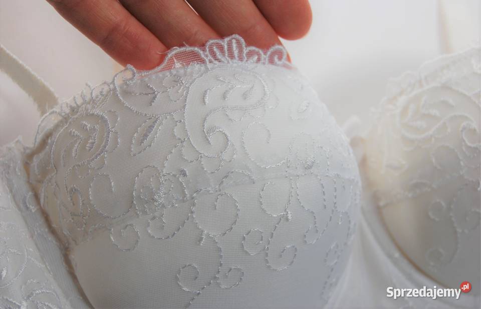 Nowy biustonosz Dalia Ivette bardotka biały K05 biały Lublin