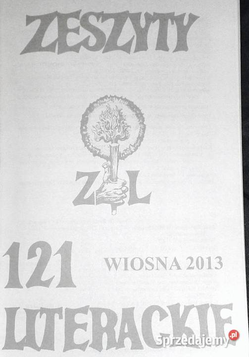 Zeszyty literackie 12112013 S Barańczak Ewa Chełm sprzedam