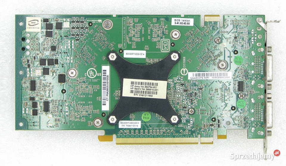 NVIDIA Quadro FX 3450 256MB 256bit GDDR3 Dual Cielądz
