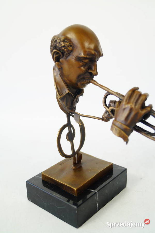 Figura z brązu rzeźba muzykant prezent Gizałki