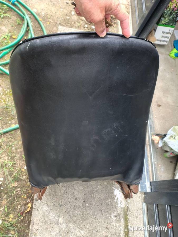 Fotel siedzenie Fiat 126p 126 p Maluch czarny Niepołomice sprzedam